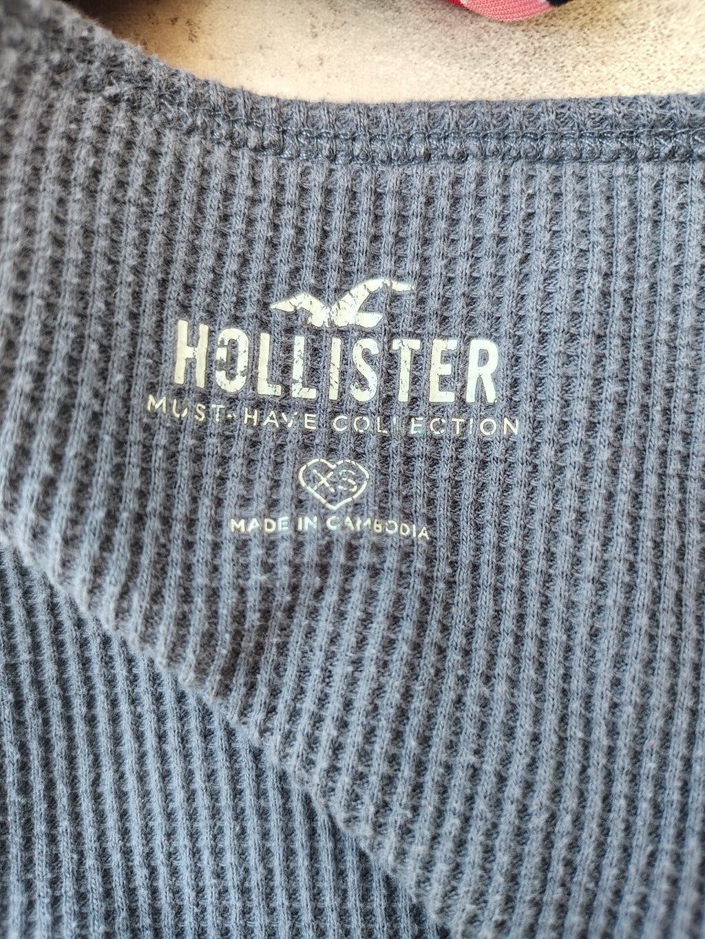 Hollister Blue Crop Top XS