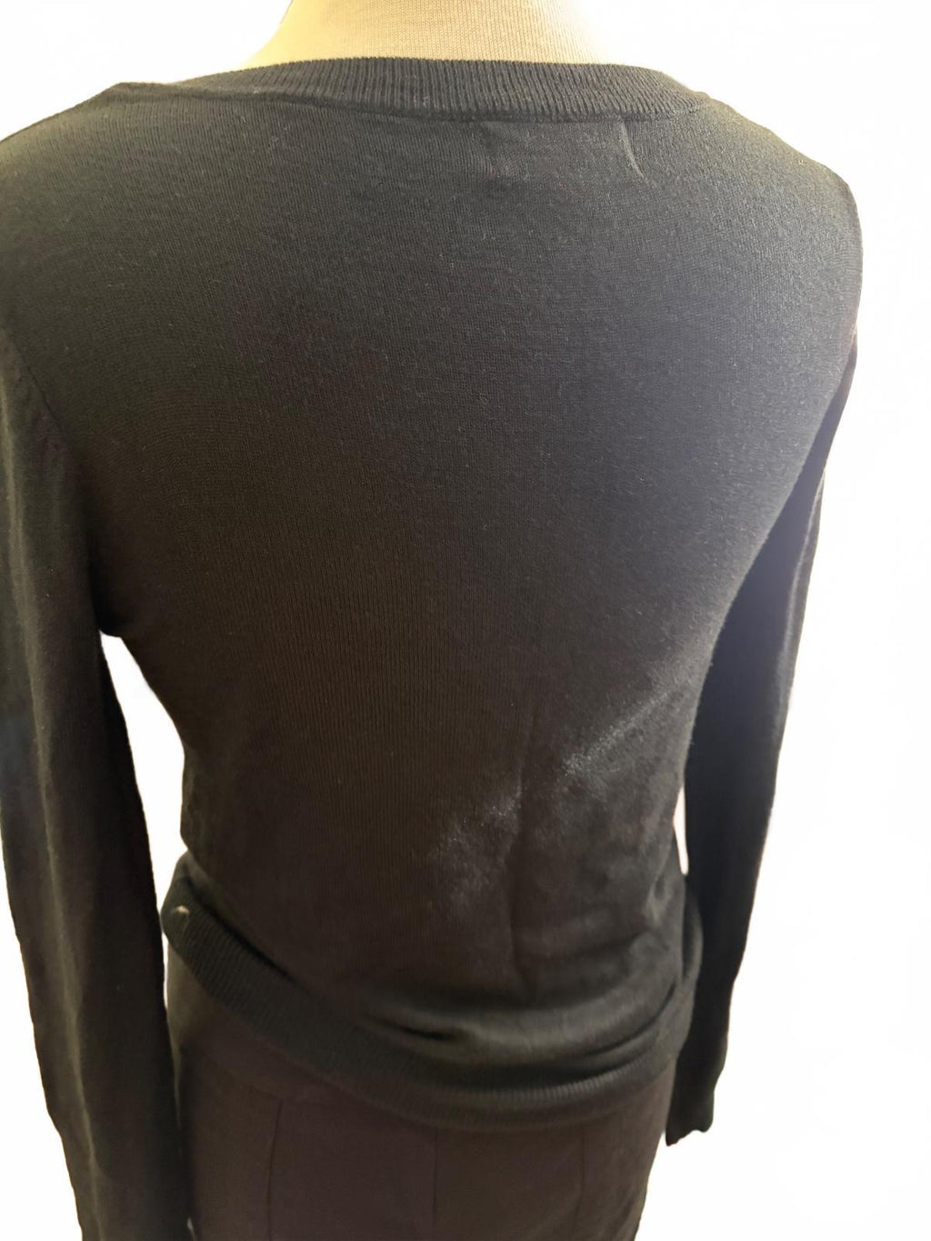 Women's Black V-Neck Shrug Sweater Size Small by Mossimo