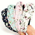 Boho Floral Knotted Headband - #shop_name TMHeadbands