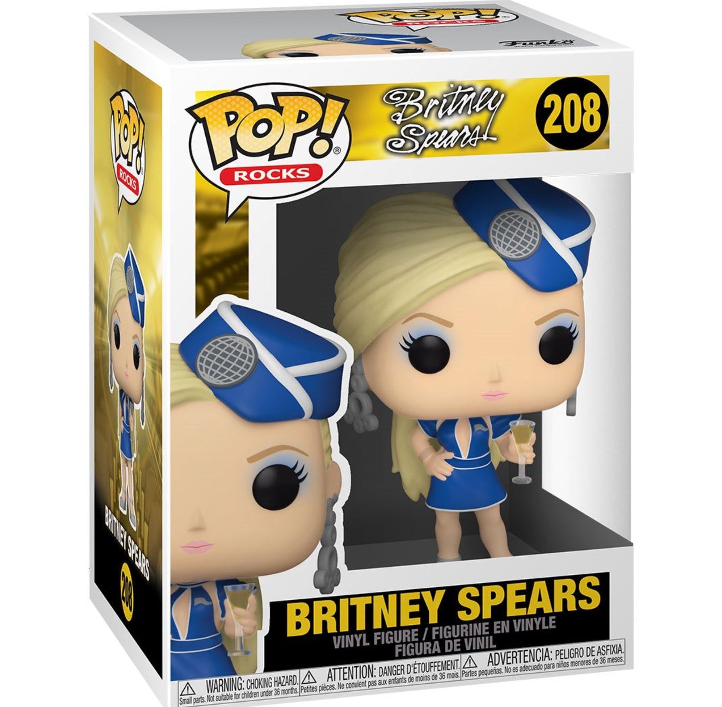 Britney Spears Toxic Stewardess Funko Pop! Vinyl Figure #208 - #shop_name EE DistributionFunko Pop