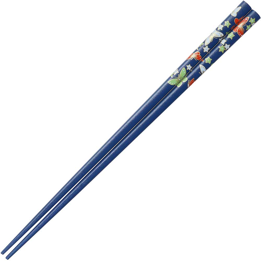 Butterflies and flowers of red, green and white adorn the ha - #shop_name Wholesale ChopsticksGifts