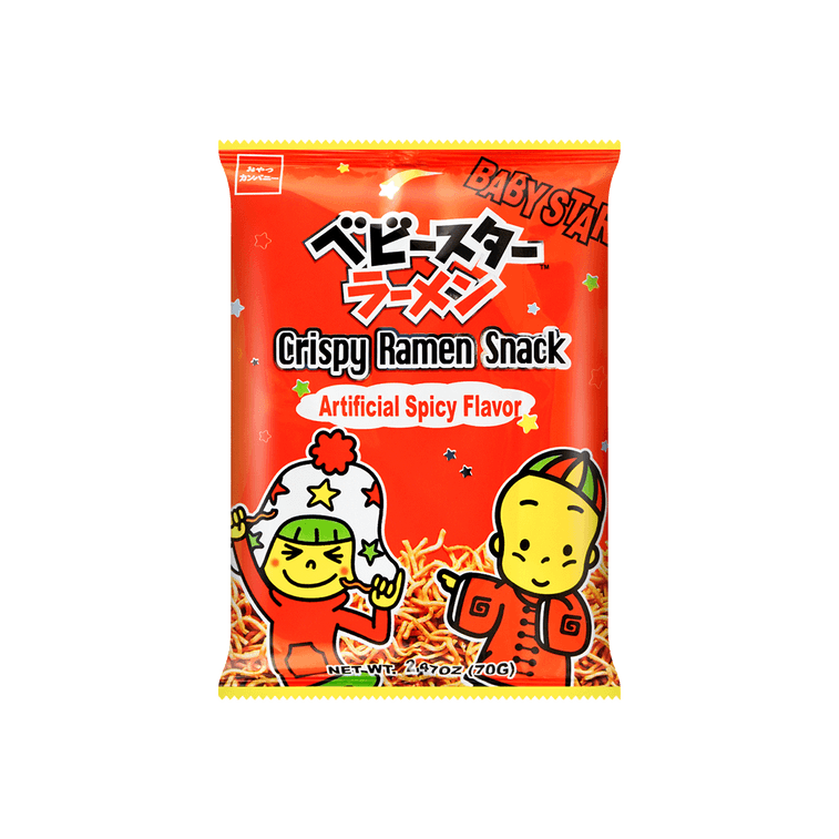 BABY STAR Crispy Ramen Snack Spicy Flavor 70g