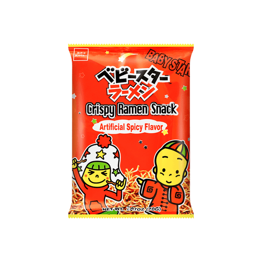 BABY STAR Crispy Ramen Snack Spicy Flavor 70g