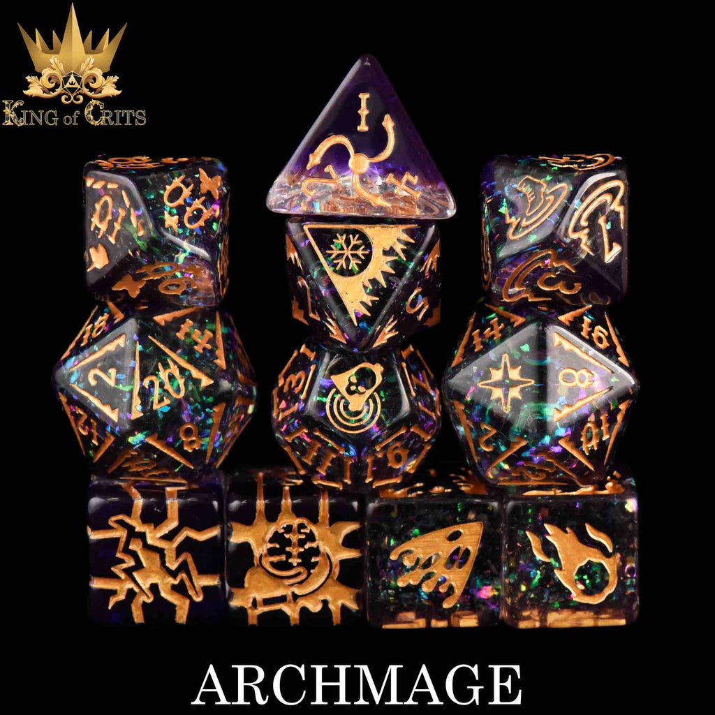 DNDDICE.COM - Archmage - 11 Dice Set