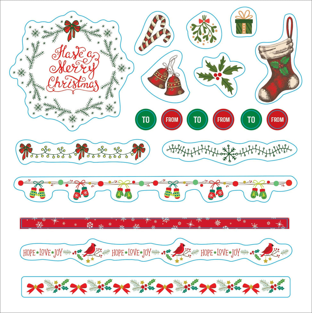 Peter Pauper Press - Merry & Bright Christmas! A Festive Sticker Book