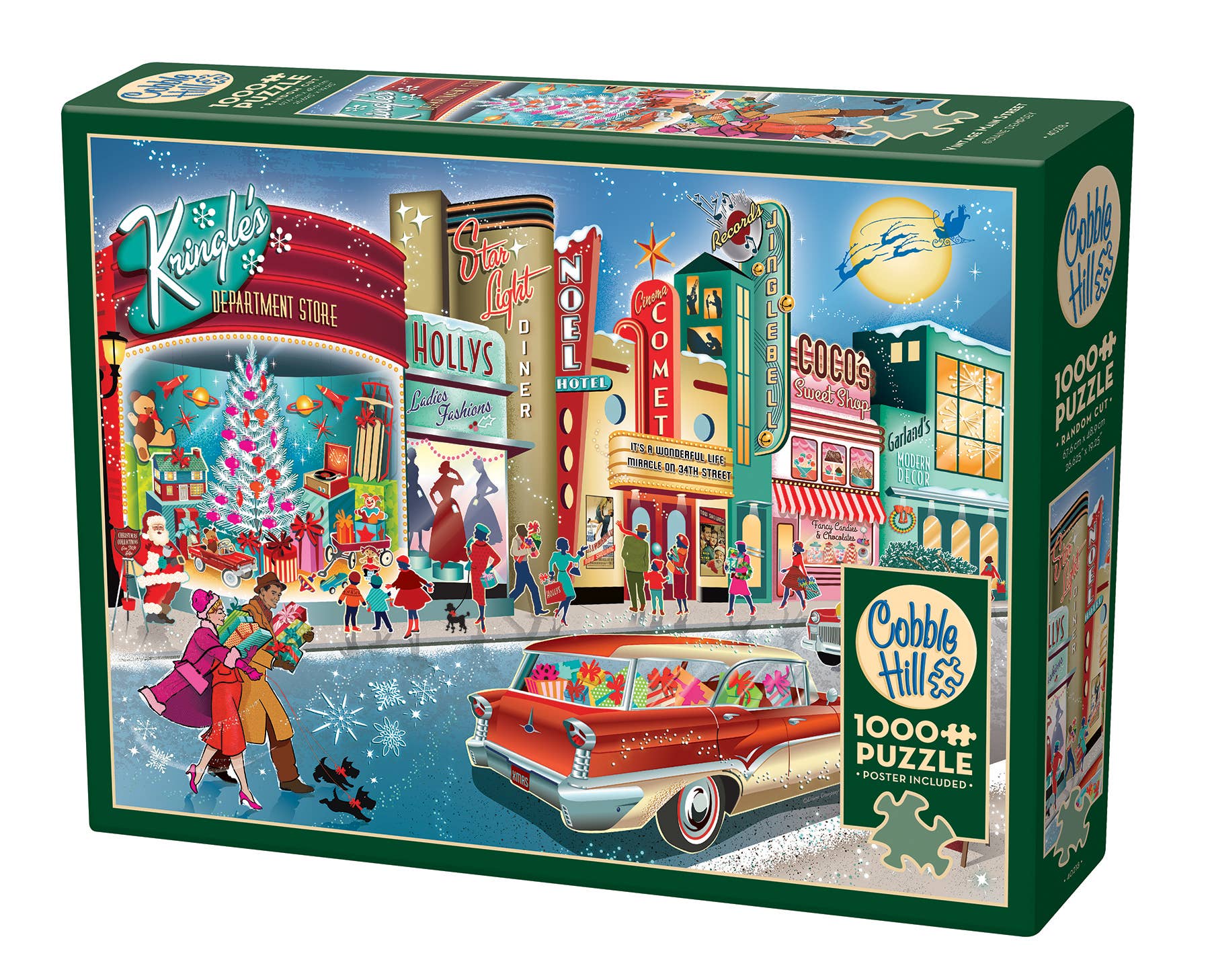 Outset Games and Cobble Hill Puzzles - Vintage Main Street 1000pc puzzle