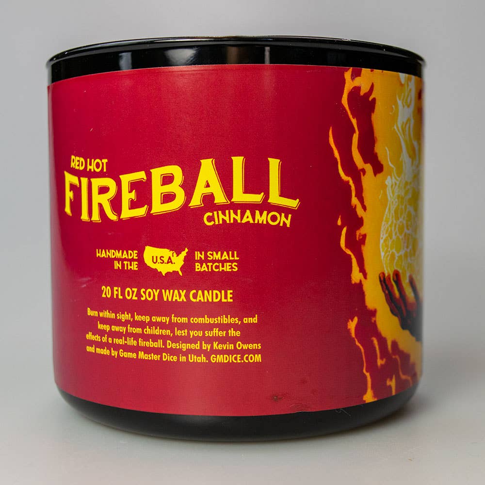 Game Master Dice - Fireball Gaming Candle