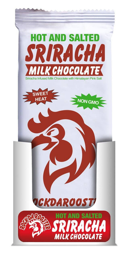 Grandpa Joe's Candy Shop - Hot and Salted Sriracha Milk Chocolate Bar, 2.5oz
