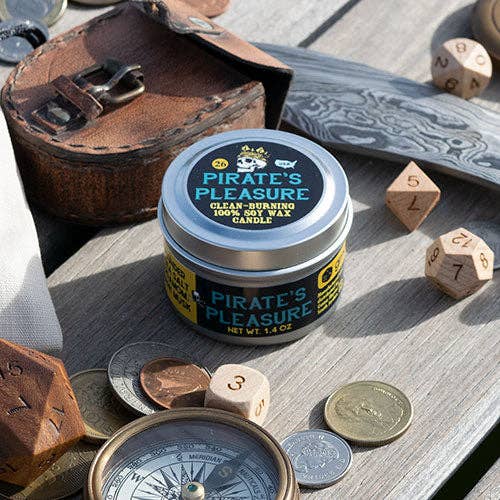 Game Master Dice - Pirate's Pleasure Gaming Candle