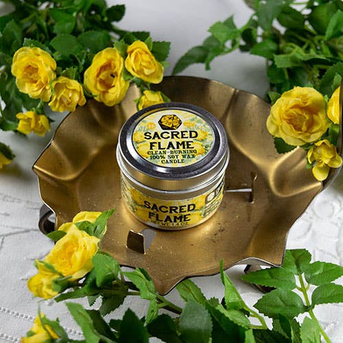 Game Master Dice - Sacred Flame Gaming Candle