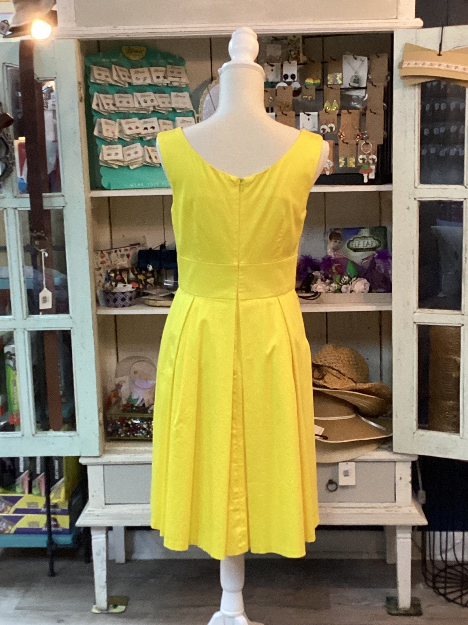 Calvin Klein Yellow Dress Size Small Conworlds Emporium