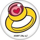 CAPTAIN PLANET HEART RING BUTTON - #shop_name Ata BoyButtons