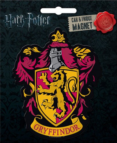 Car Magnet: Harry Potter Gryffindor Crest - #shop_name Ata BoyMagnets