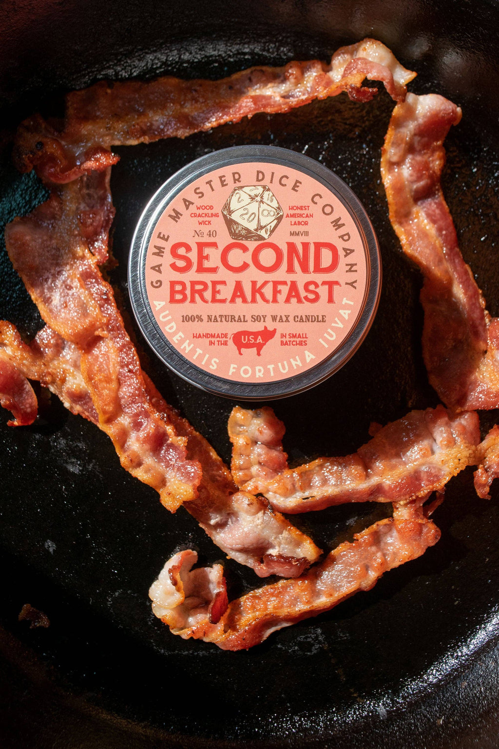 Game Master Dice - Second Breakfast Candle