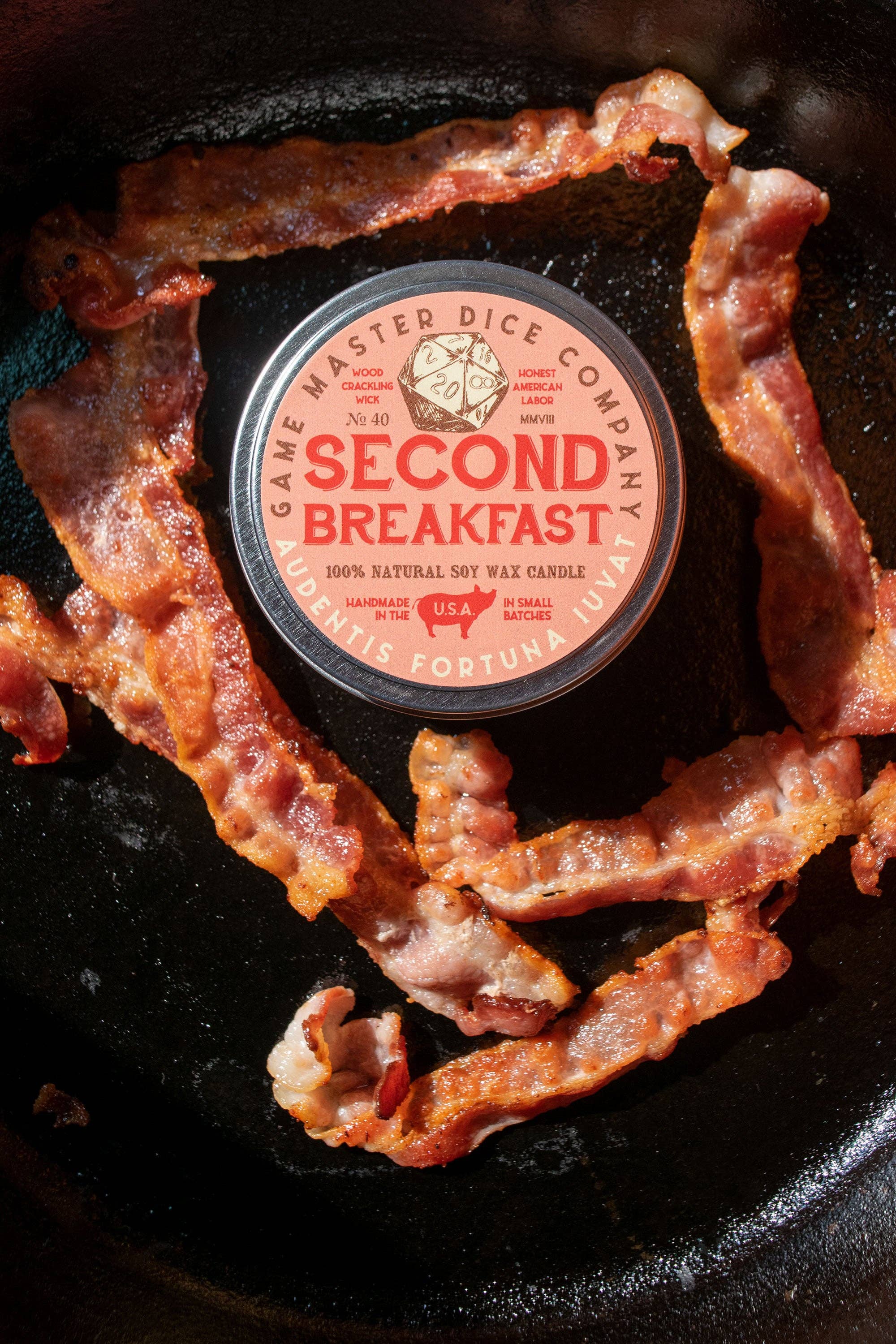 Game Master Dice - Second Breakfast Candle