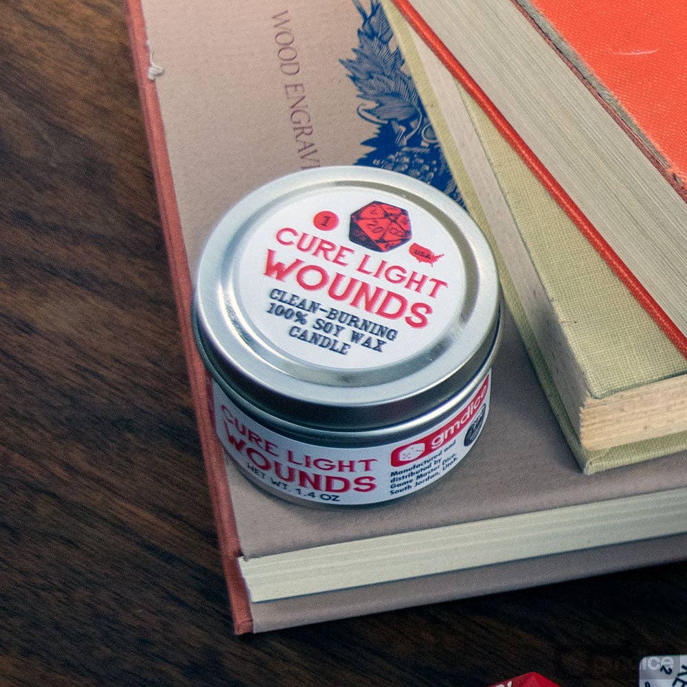 Game Master Dice - Cure Wounds Gaming Candle