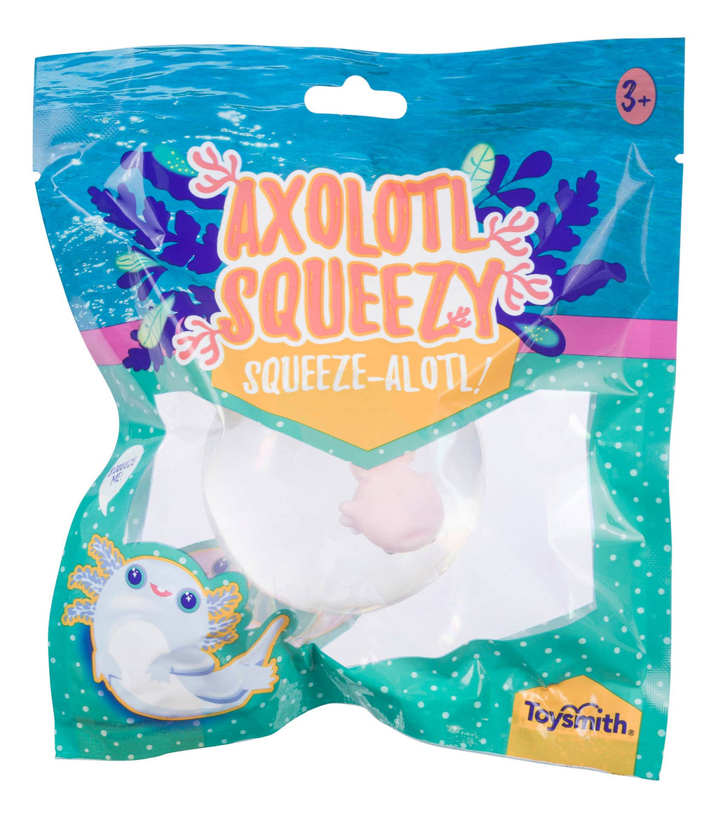 Toysmith - Axolotl Squeeze Ball
