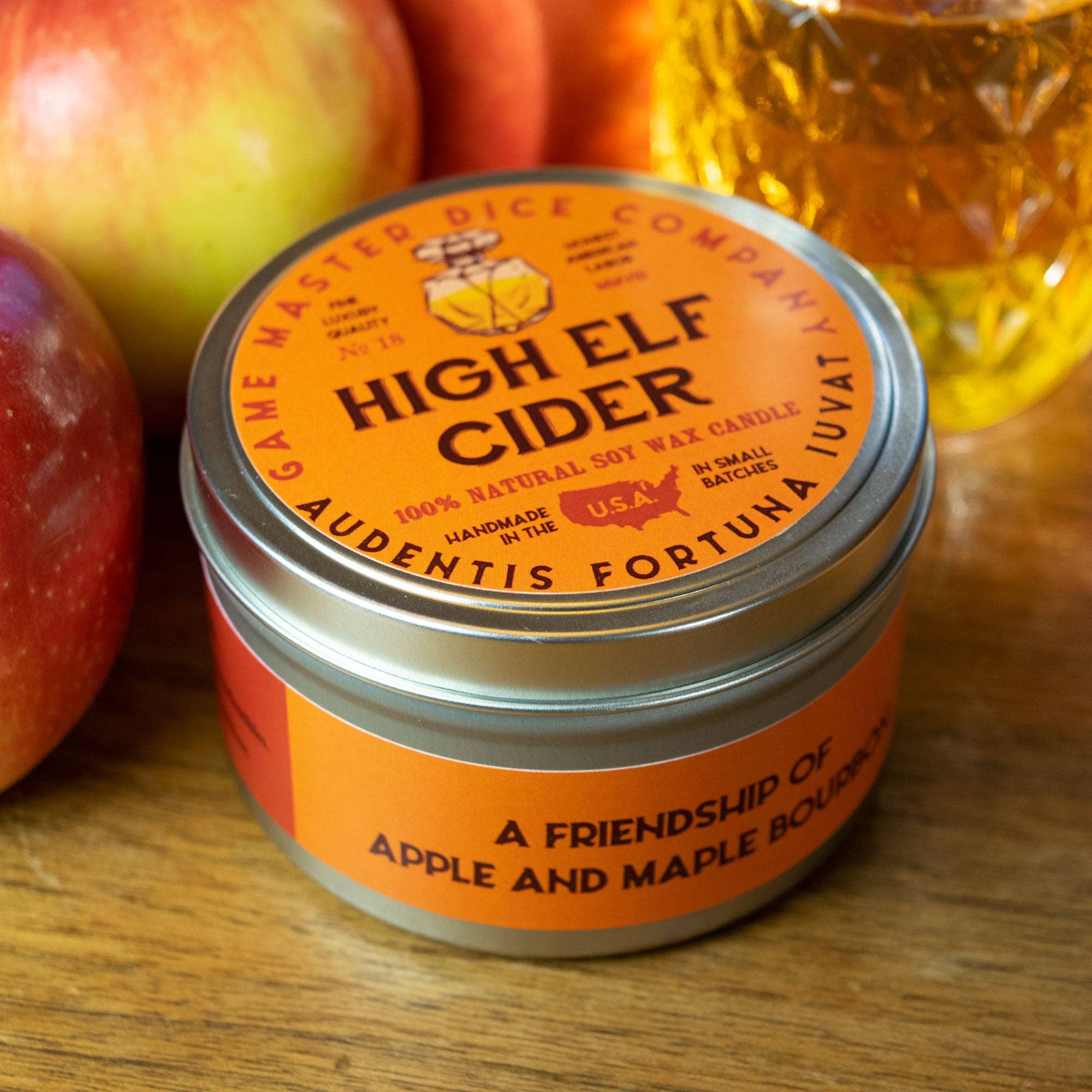 Game Master Dice - High Elf Cider Gaming Candle
