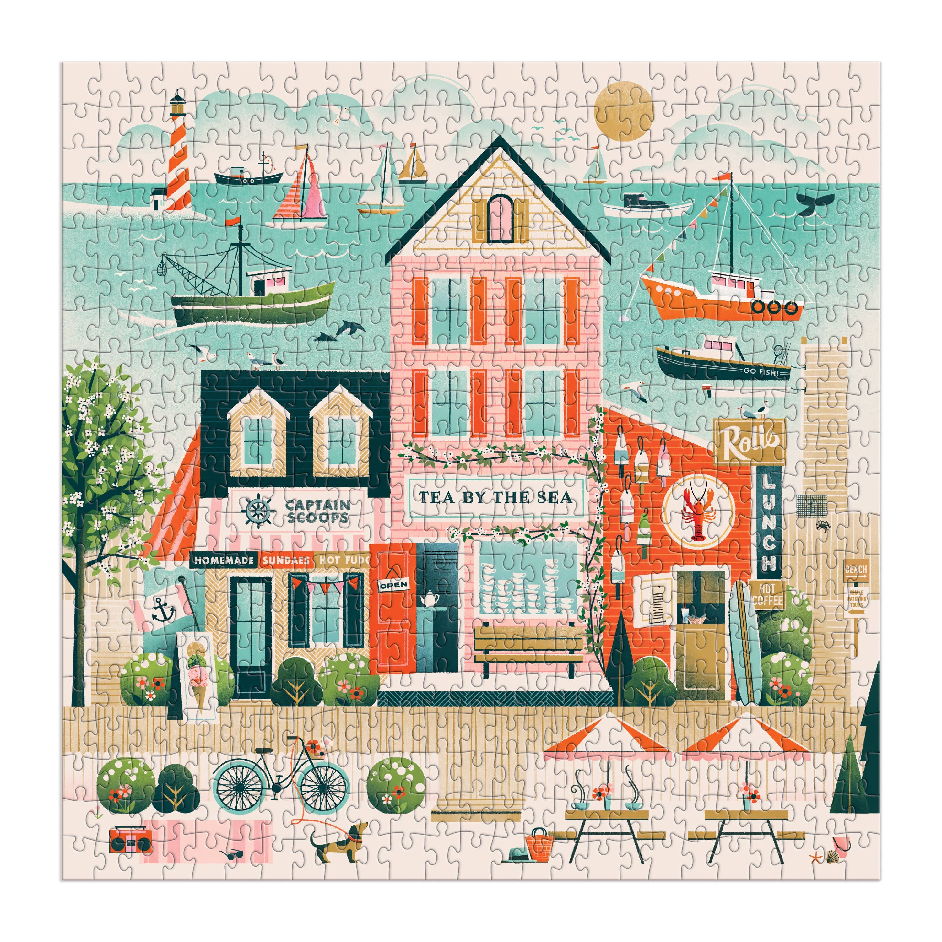 Chronicle Books - Beside the Sea 500 Piece Puzzle