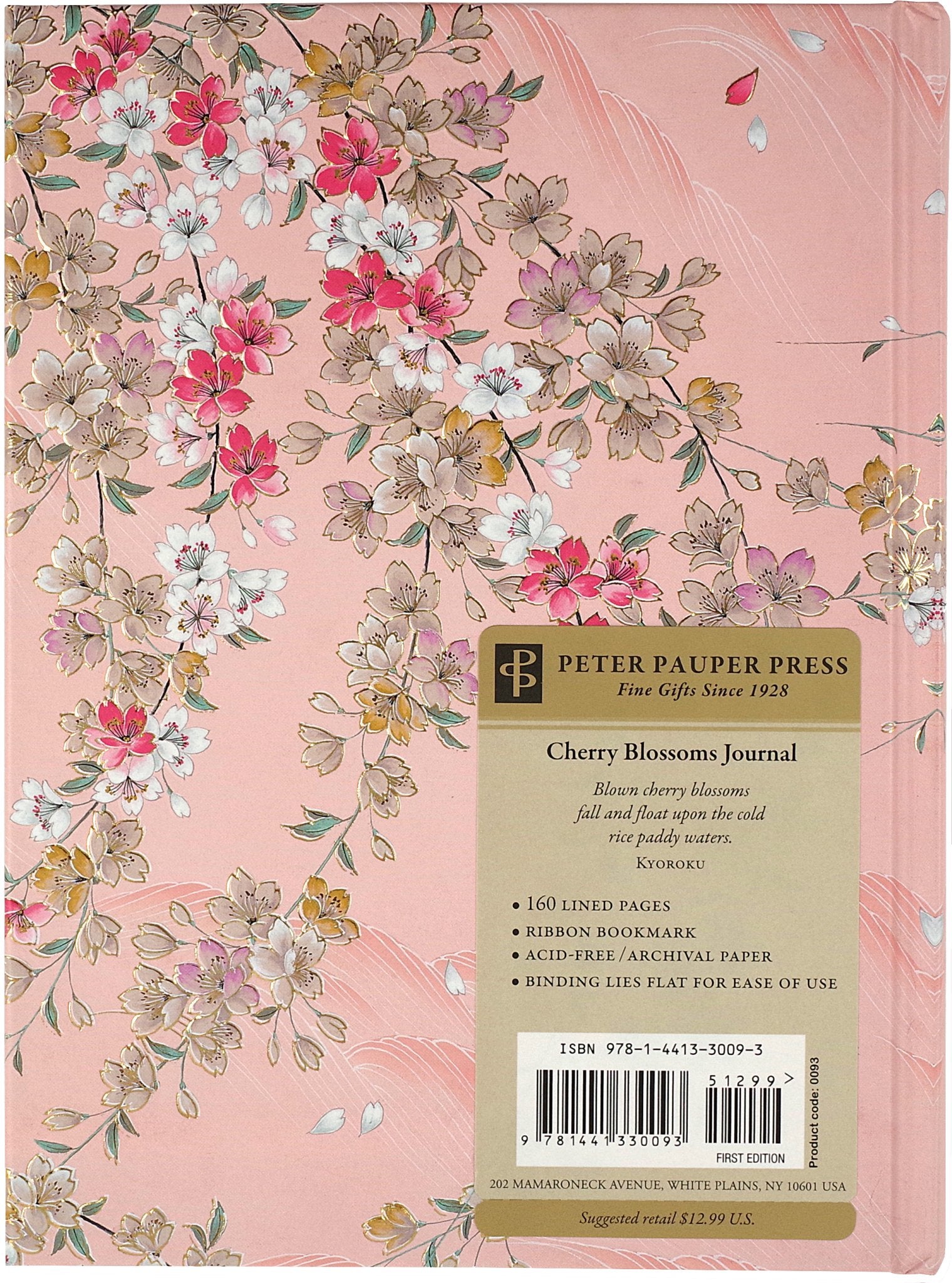 Cherry Blossoms Journal - #shop_name Peter Pauper PressStationary