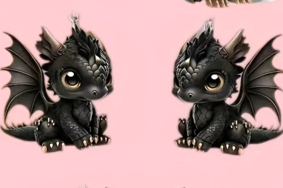 Cute Baby Dragon Earrings