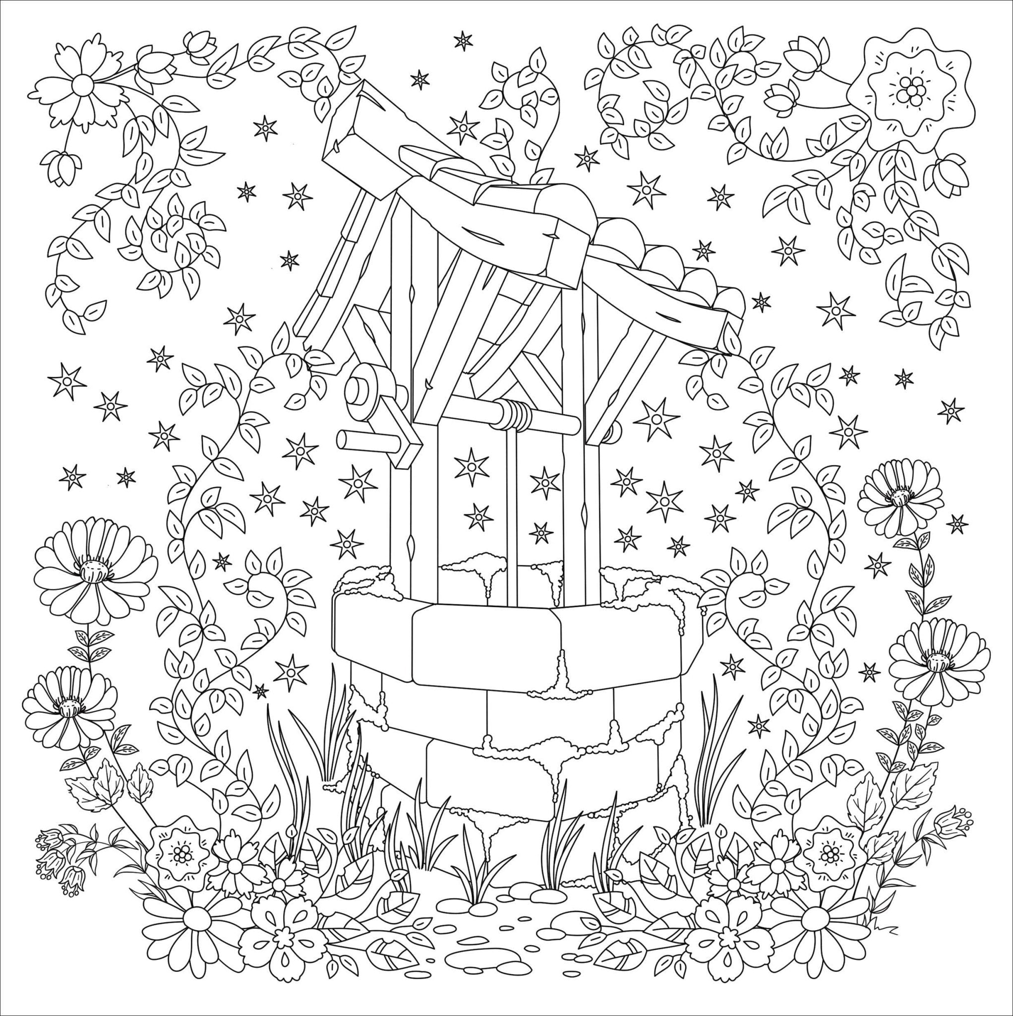 Cottagecore Adult Coloring Book - #shop_name Peter Pauper PressGifts