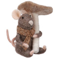 Primitives by Kathy - Brown Mushroom Mouse Critter