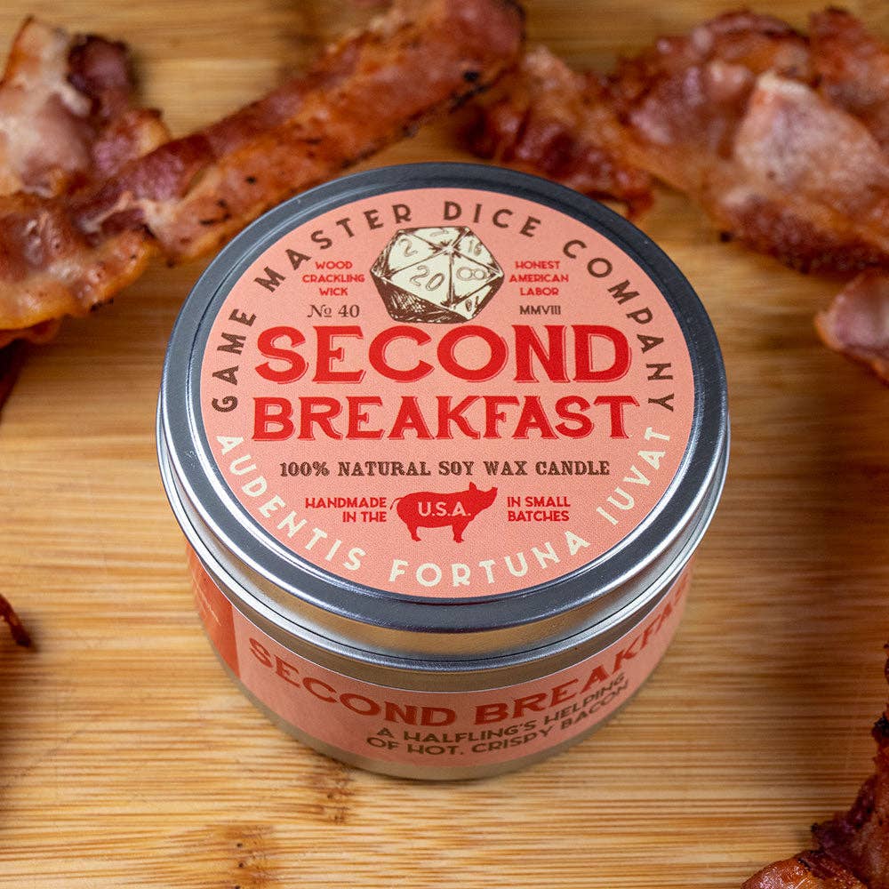 Game Master Dice - Second Breakfast Candle