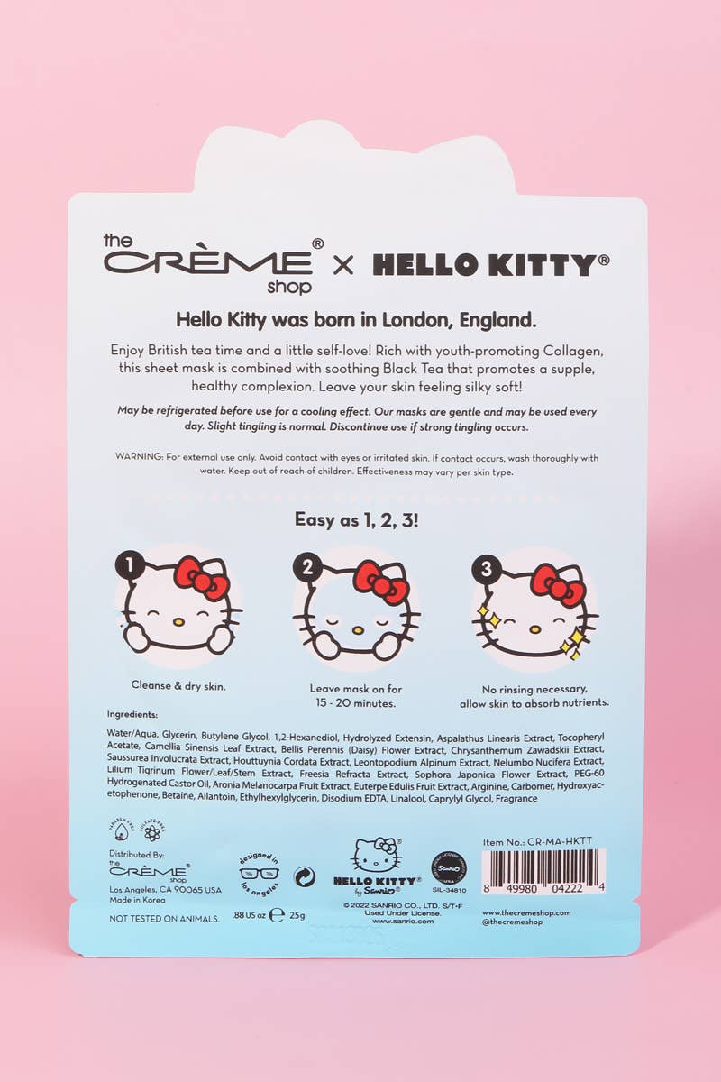 Collagen Hello Kitty Sheet Mask: ASSORTED