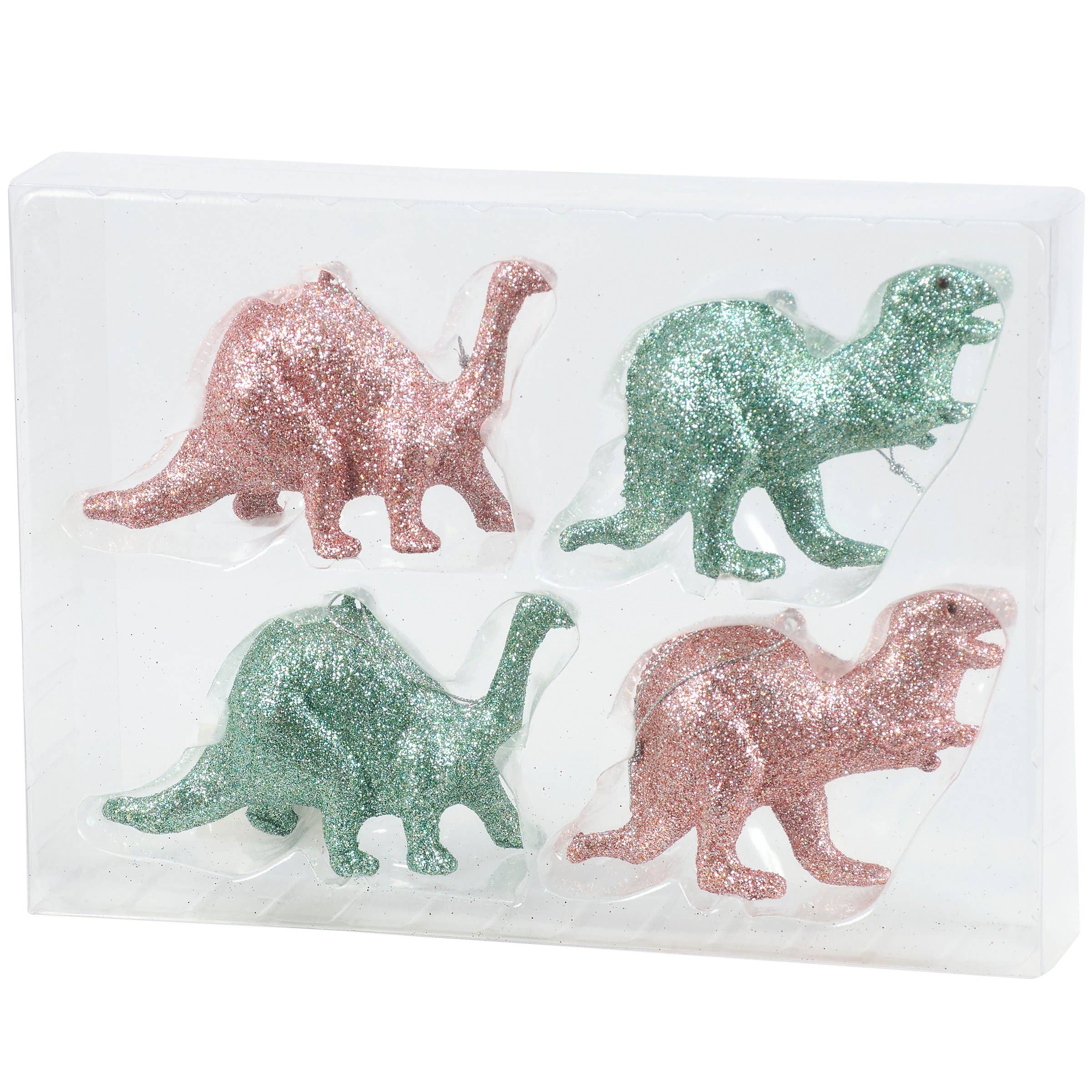 Primitives by Kathy - Glitter Dinos Ornament Set