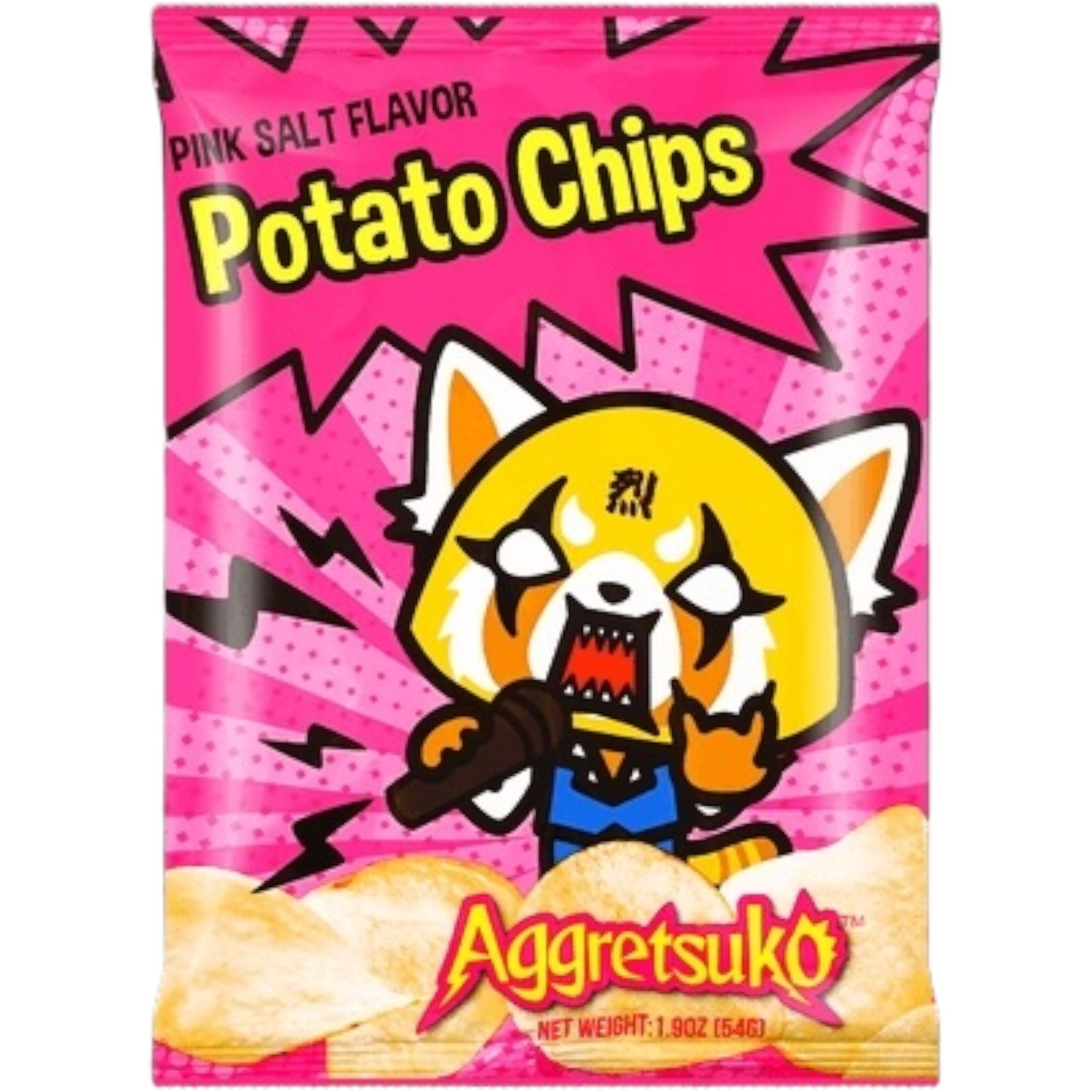 Cow Crack Wholesale - Aggretsuko Pink Salt Chips