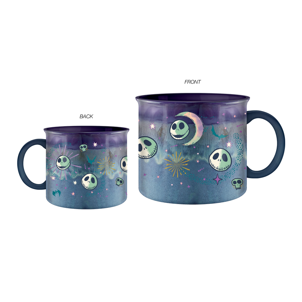 Silver Buffalo - Nightmare Before Christmas Reactive 20oz Ceramic Camper Mug