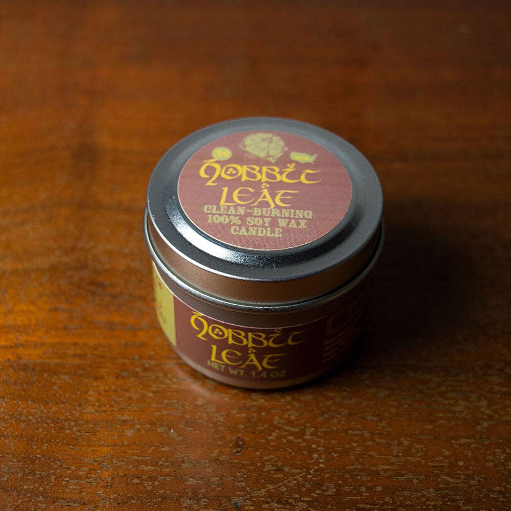 Game Master Dice - Hobbit Leaf Gaming Candle