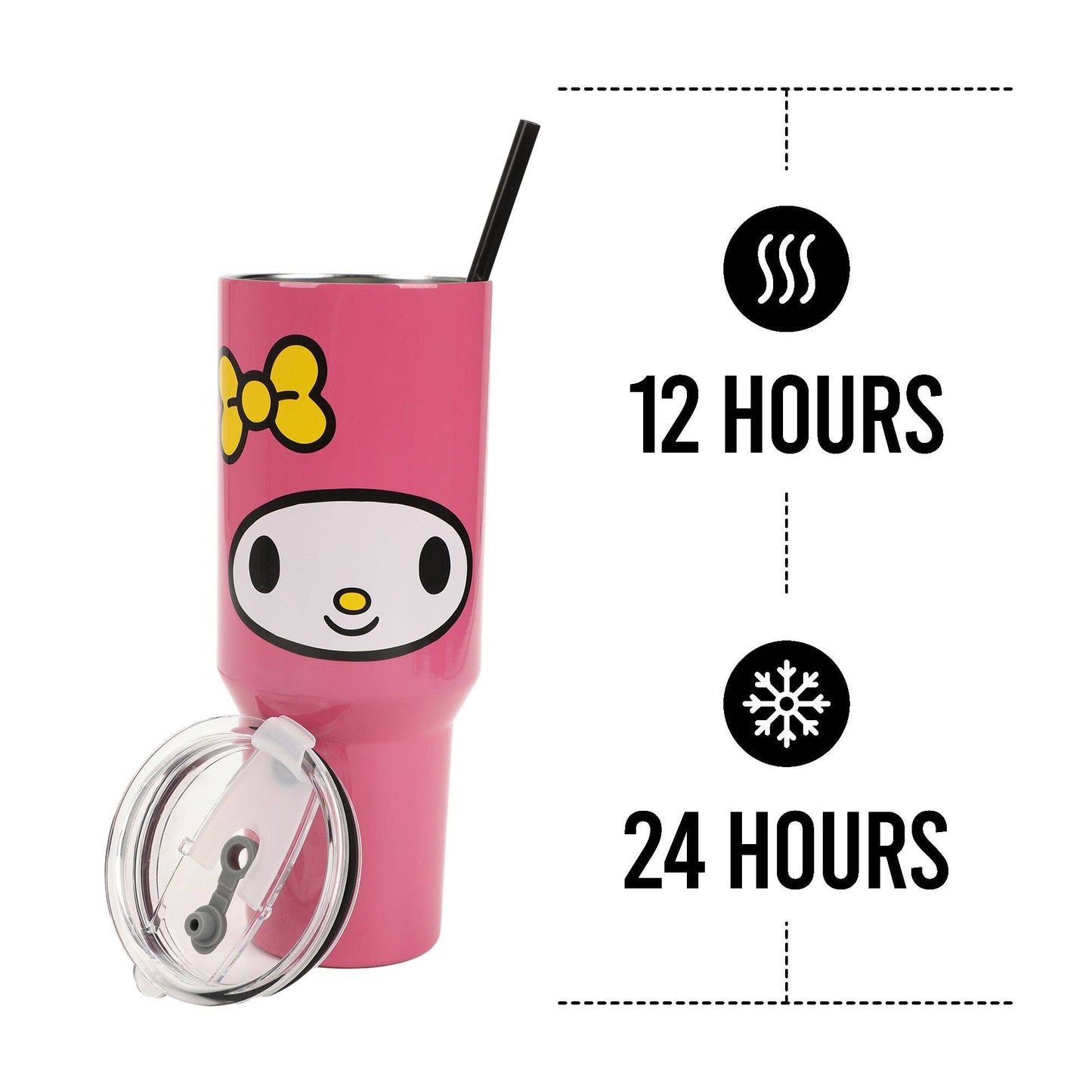 My Melody 40 Oz Stainless Steel Tumbler with Handle