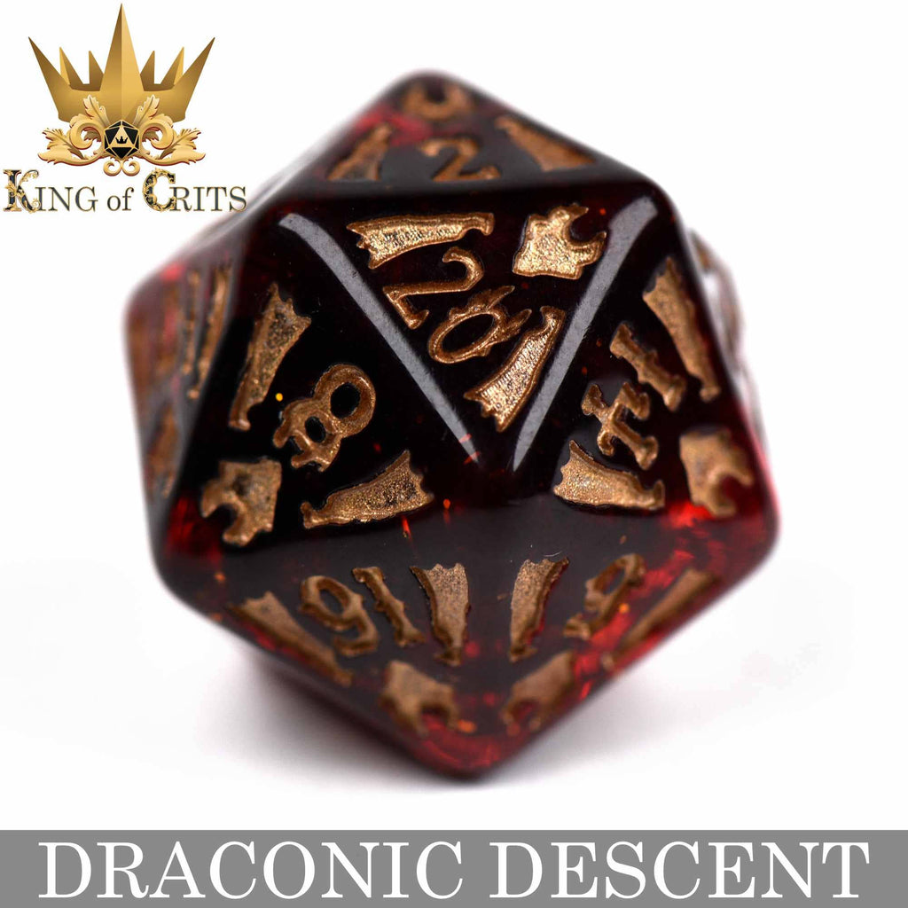 DNDDICE.COM - Draconic Descent - 11 Dice Set