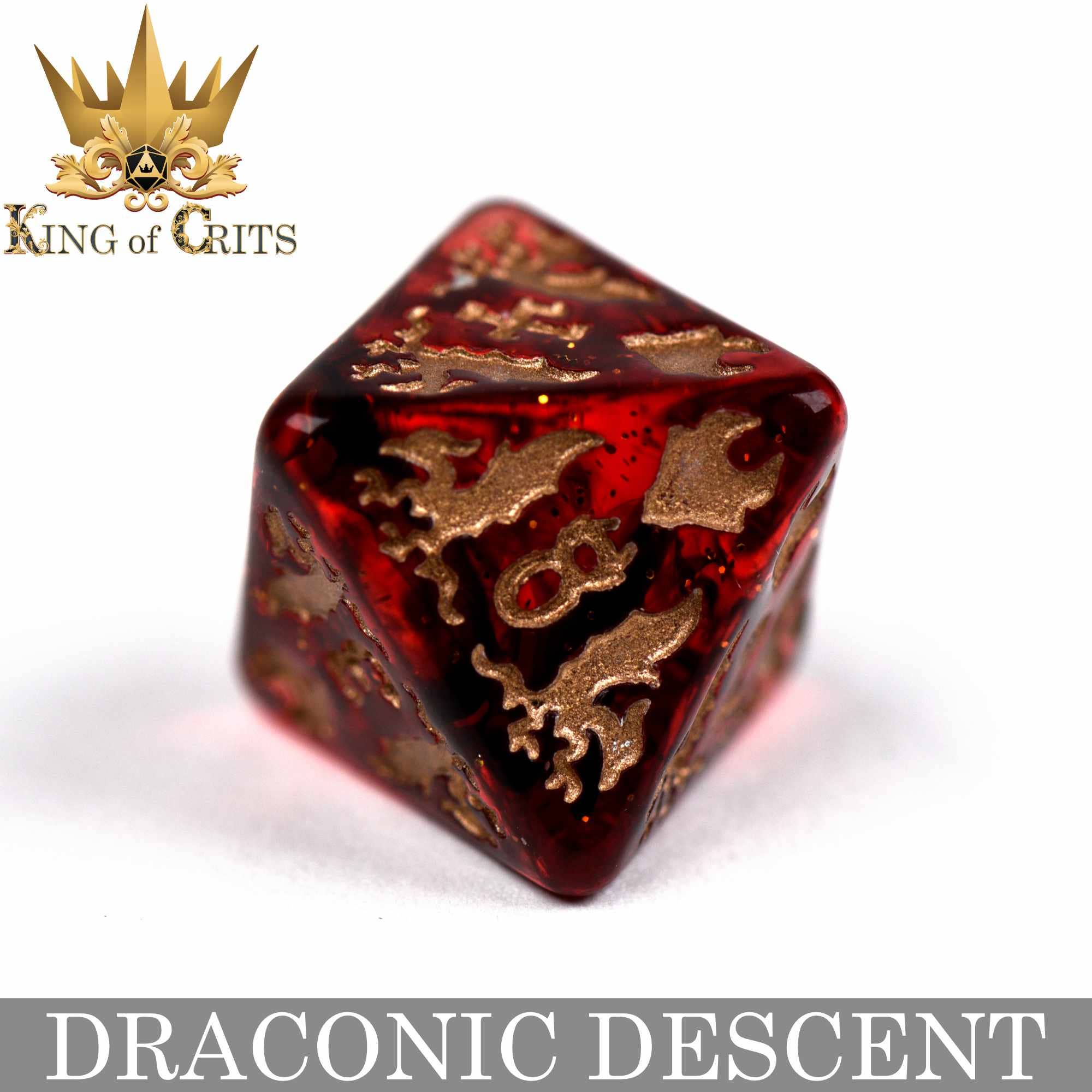 DNDDICE.COM - Draconic Descent - 11 Dice Set