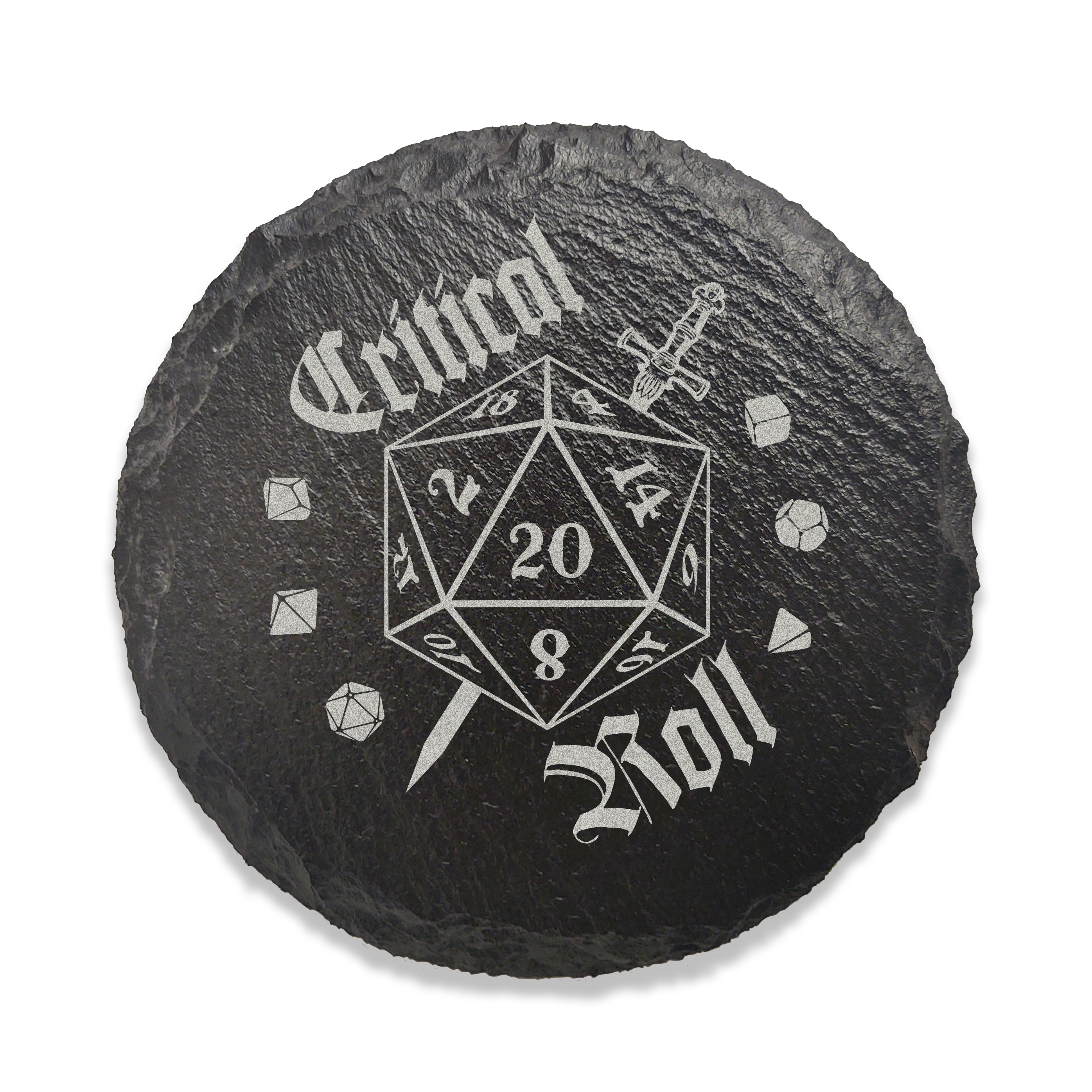 Game Master Dice - Funny D&D Drink Coaster