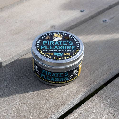 Game Master Dice - Pirate's Pleasure Gaming Candle