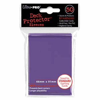 Deck Protector Pack: purple 50ct