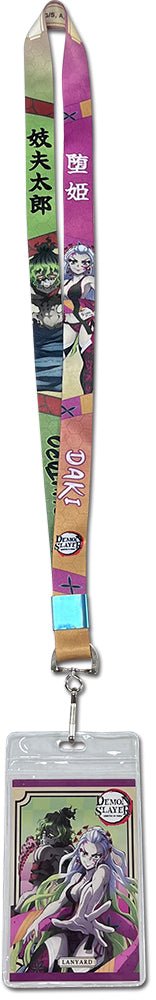 Demon Slayer Daki & Gyutaro Group lanyard - #shop_name Great Eastern