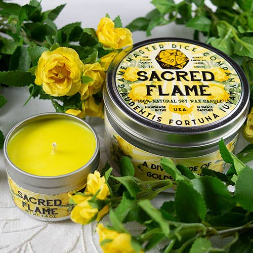 Game Master Dice - Sacred Flame Gaming Candle