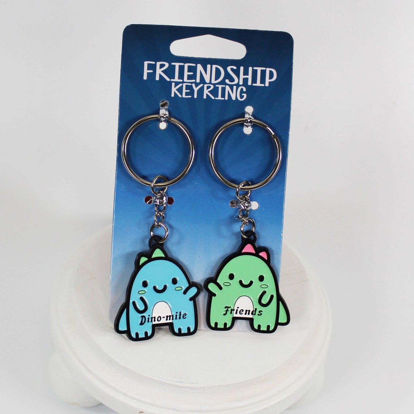 Dino Mite Friends 2 pc keyrings - #shop_name Kalan LpKeychains