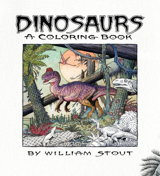 Dinosaurs: A Coloring Book by William Stout - #shop_name Insight EditionsGifts