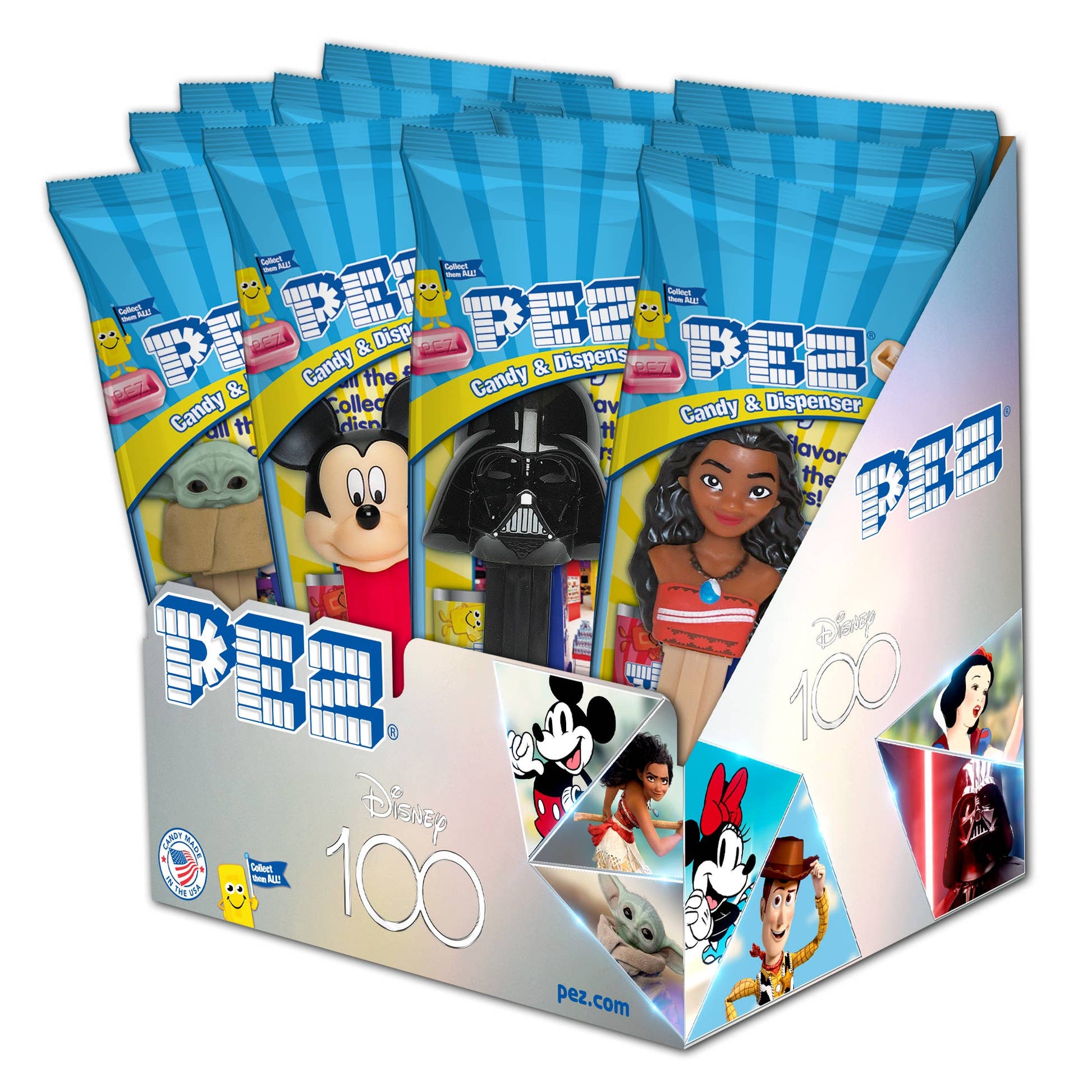 Disney 100th Anniversary Pez Poly Bag Candy - #shop_name Grandpa Joe's Candy ShopGifts