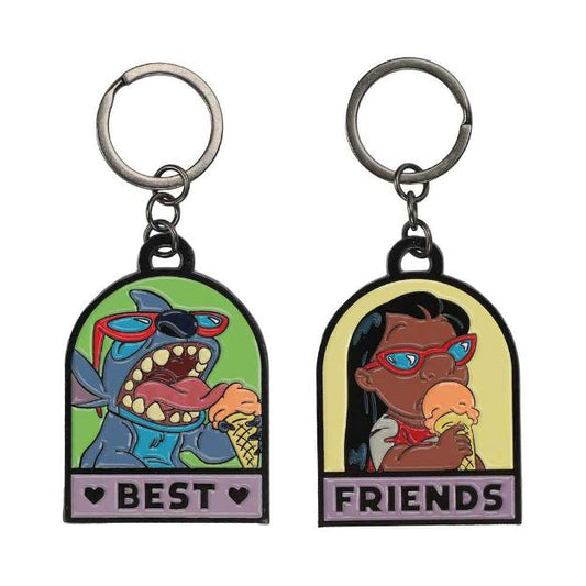 Disney Stitch Best Friends Keychain Set - #shop_name BioworldKeychains