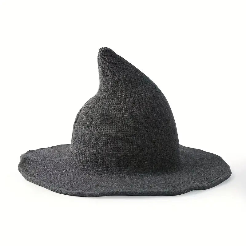 Trendy Knitted Witch Hat