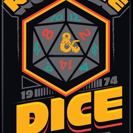 DnD Roll the Dice Magnet - #shop_name Ata BoyMagnets