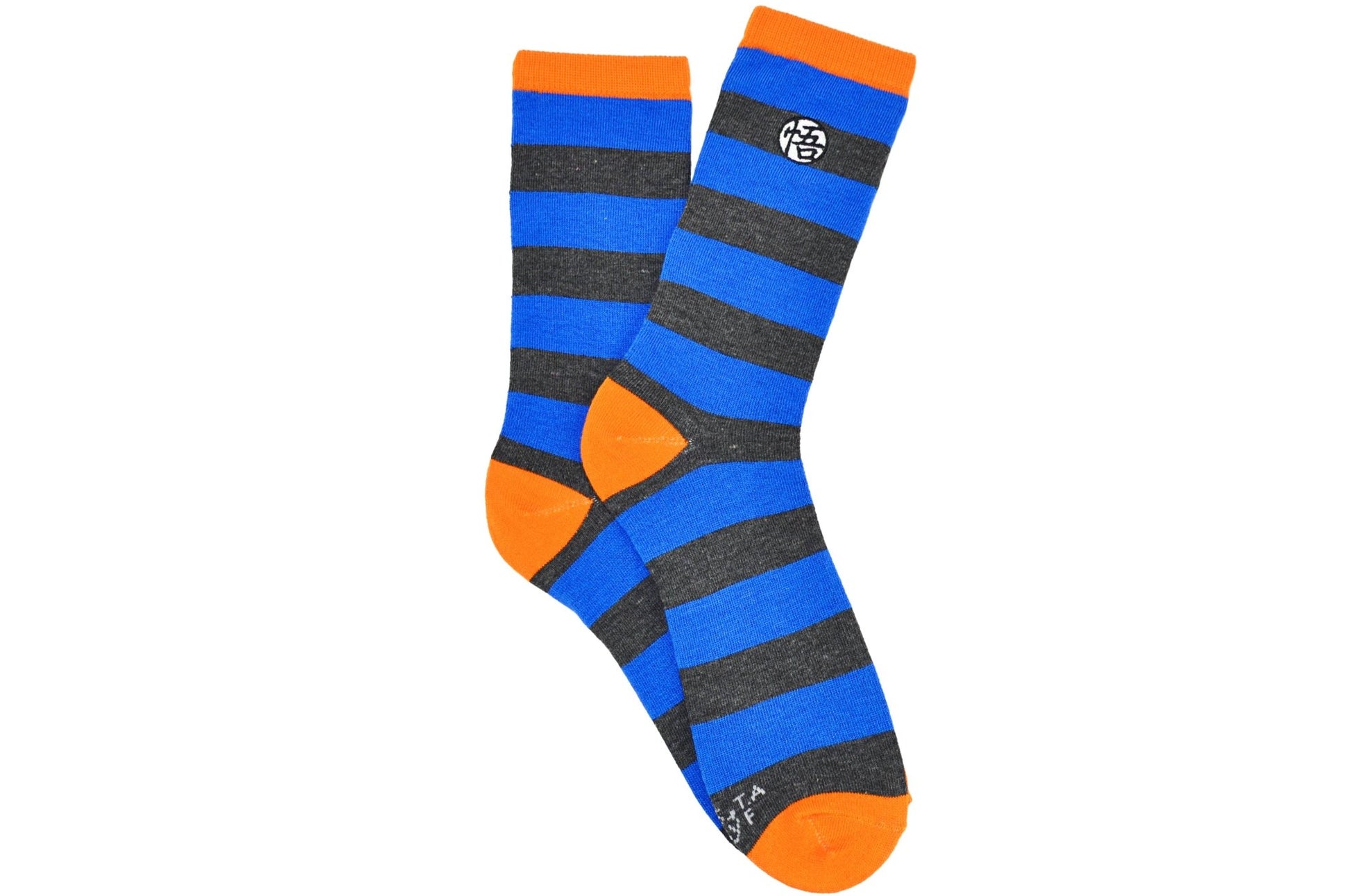 Dragon Ball Super Embroidered Rugby Stripe Crew Sock - #shop_name Everything LegwearSocks