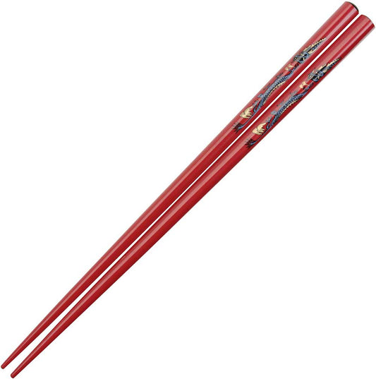 Dragon on Red Japanese Style Chopsticks - #shop_name Wholesale ChopsticksKitchen