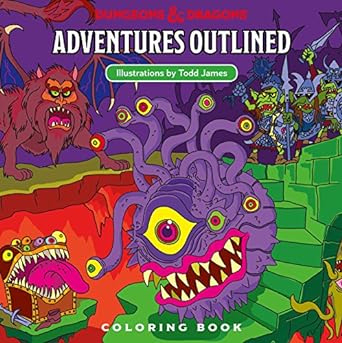 DUNGEONS AND DRAGONS ADVENTURE OUTLINED - #shop_name Penguin Random HouseBooks